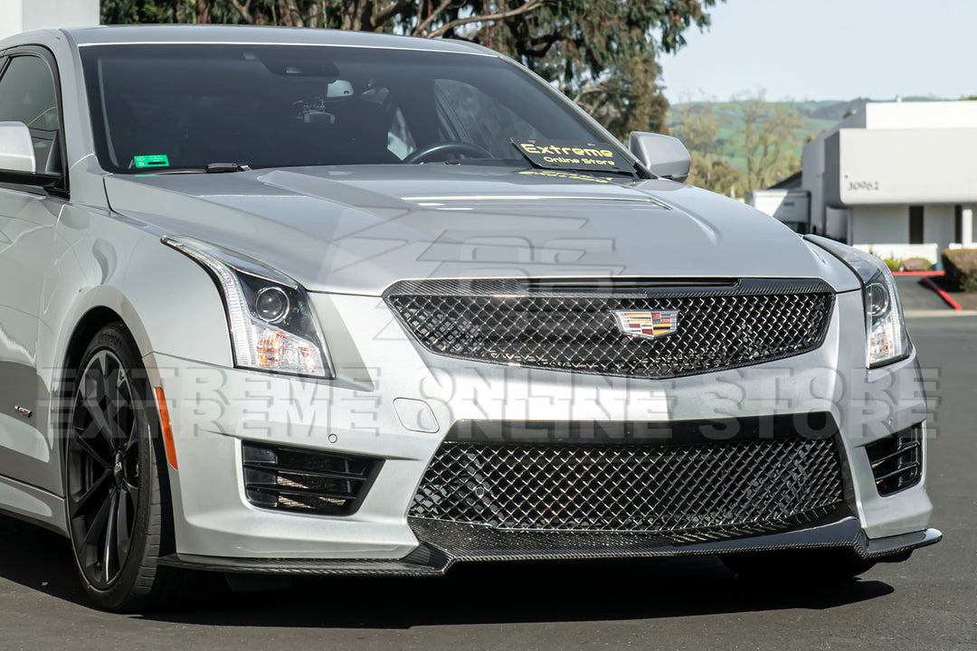 2016-19 Cadillac ATS-V Track Package Dry carbon Fiber Front Lip &amp; Side Wheel Arch