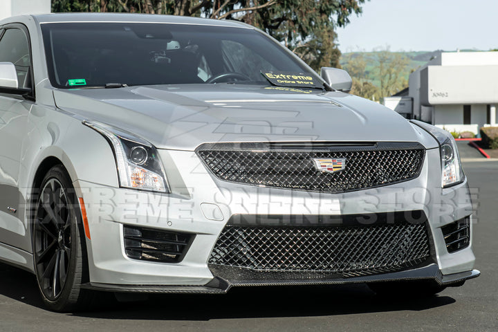 2016-19 Cadillac ATS-V Track Package Dry carbon Fiber Front Lip &amp; Side Wheel Arch