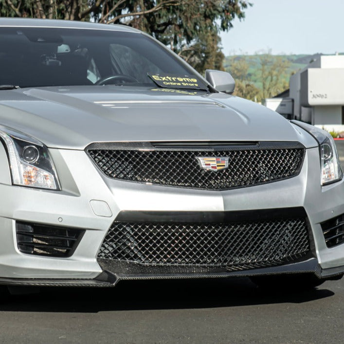2016-19 Cadillac ATS-V DRY Carbon Fiber Front Grille Trim Insert