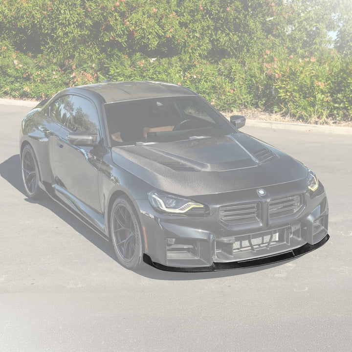 2023-Up BMW G87 M2 | TR Style 3PCS Dry Carbon Fiber Front Bumper Splitter Lip