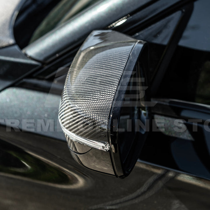 2021-Up BMW G87 M2 G80 M3 G82 M4 | Factory Style DRY CARBON FIBER Mirror Cover Cap