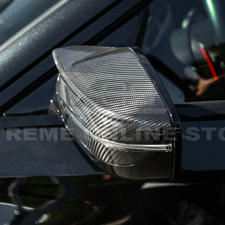 2021-Up BMW G87 M2 G80 M3 G82 M4 | Factory Style DRY CARBON FIBER Mirror Cover Cap