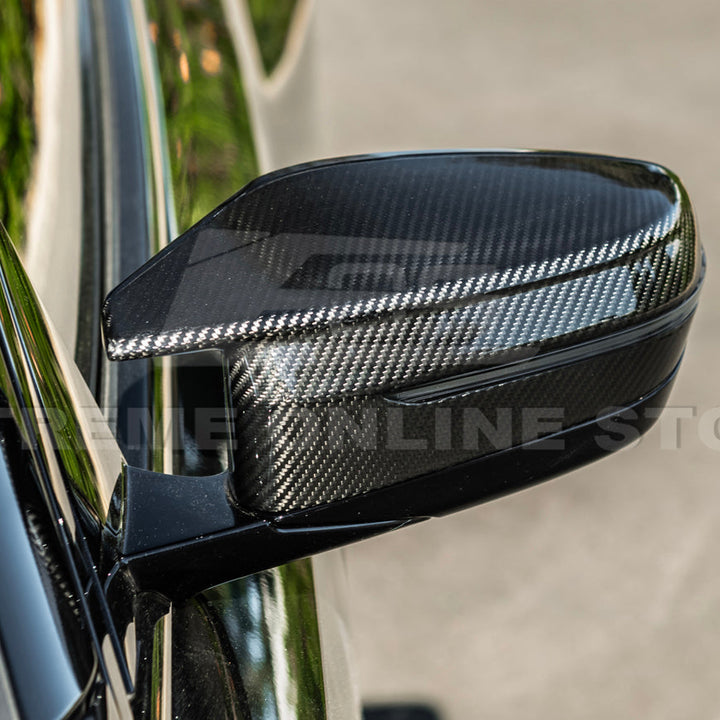 2021-Up BMW G87 M2 G80 M3 G82 M4 | Factory Style DRY CARBON FIBER Mirror Cover Cap