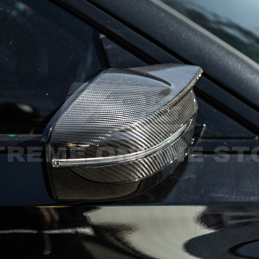 2021-Up BMW G87 M2 G80 M3 G82 M4 | Factory Style DRY CARBON FIBER Mirror Cover Cap