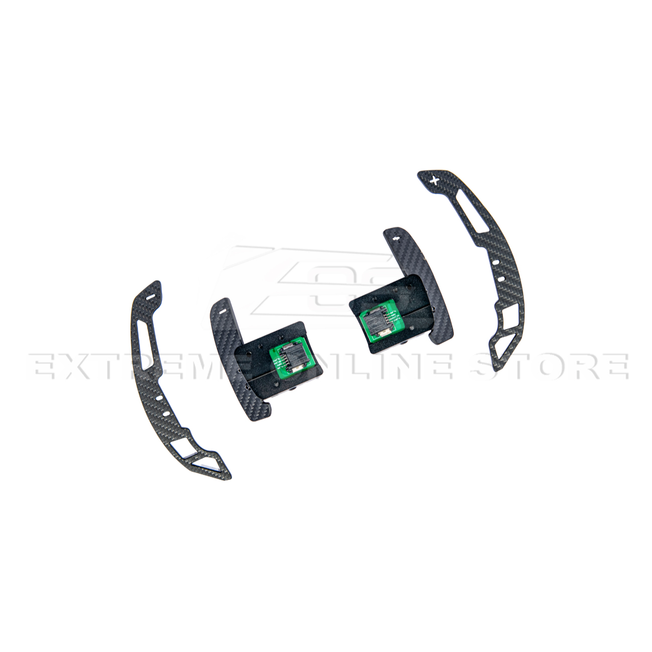 2015-23 Ford Mustang Steering Wheel Magnetic Paddle Shifter Pair