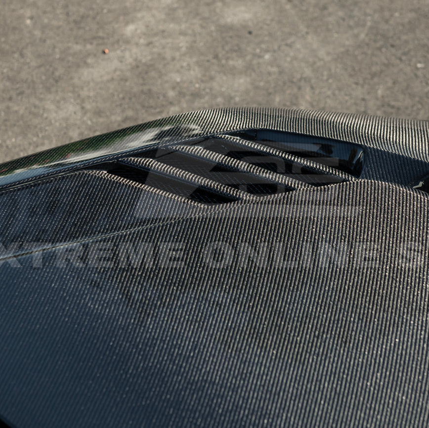 2023-Up BMW G87 M2 | V Style CARBON FIBER Front Vented Heat Extraction Hood