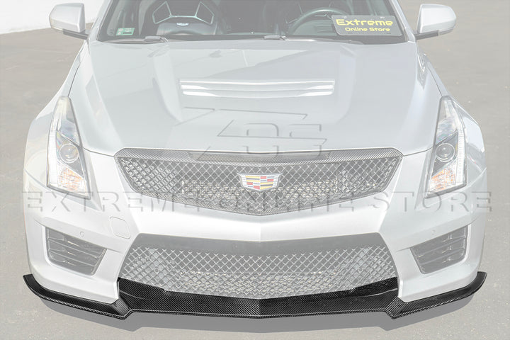 2016-19 Cadillac ATS-V Track Package Dry carbon Fiber Front Lip &amp; Side Wheel Arch