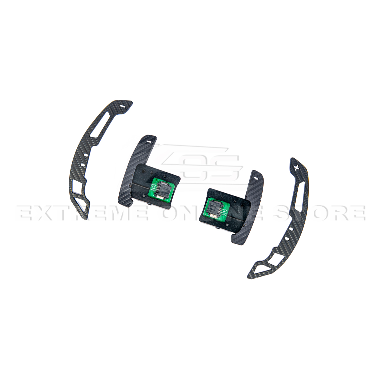 2015-23 Ford Mustang Steering Wheel Magnetic Paddle Shifter Pair