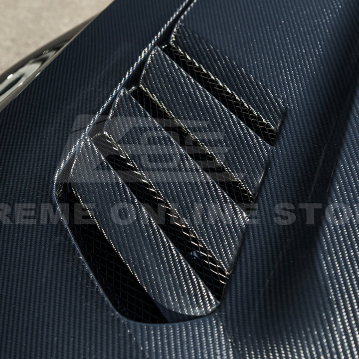2023-Up BMW G87 M2 | V Style CARBON FIBER Front Vented Heat Extraction Hood