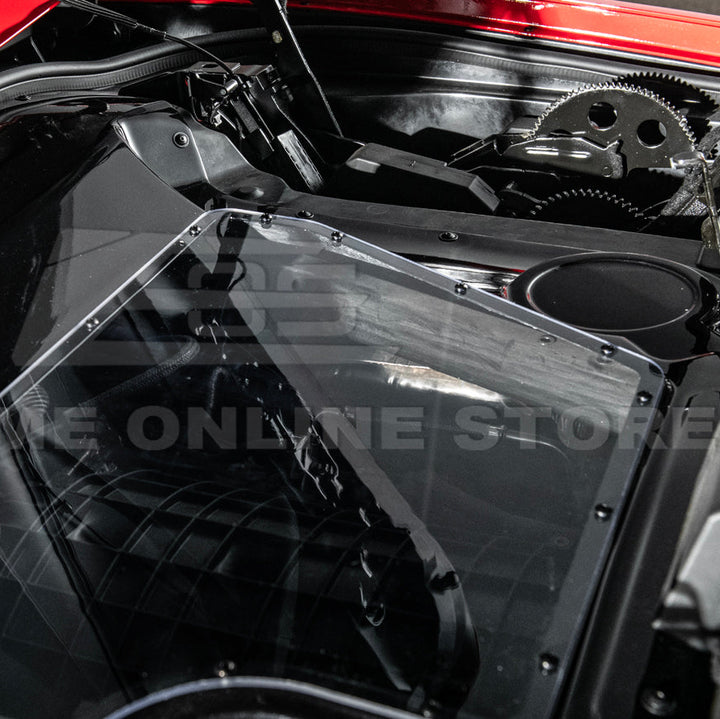 Corvette C8 HTC DRY Carbon Fiber Engine Bay Panel Cover
