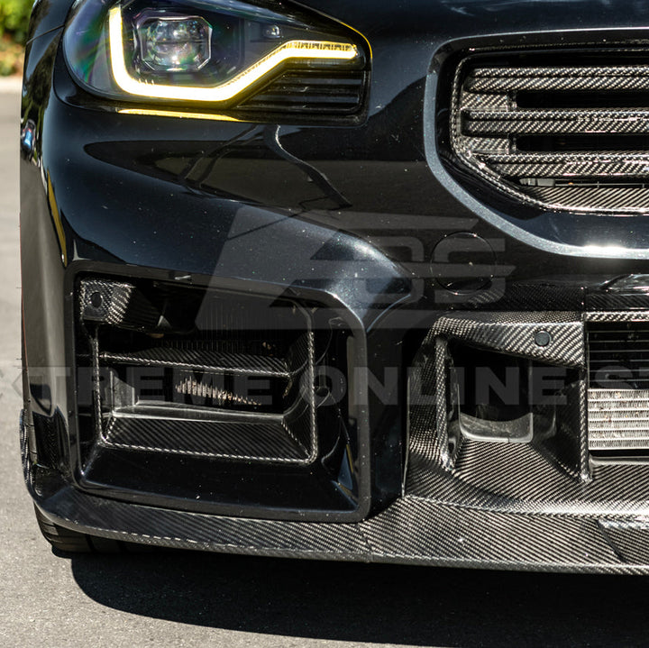 2023-Up BMW G87 M2 Factory Style DRY Carbon Fiber Front Side Duct Vents
