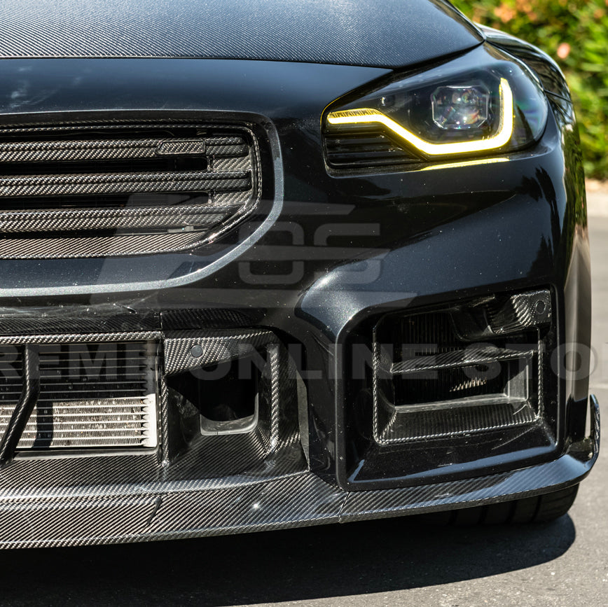 2023-Up BMW G87 M2 Factory Style DRY Carbon Fiber Front Side Duct Vents