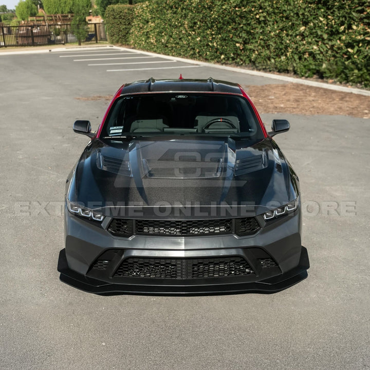 2015-Up Ford Mustang S650 Coupe Dry CARBON FIBER Tape-On Top Roof Panel Cover