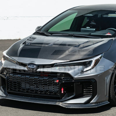 2023-Up Toyota GR Corolla VRS Style Front Vented Bumper Hood