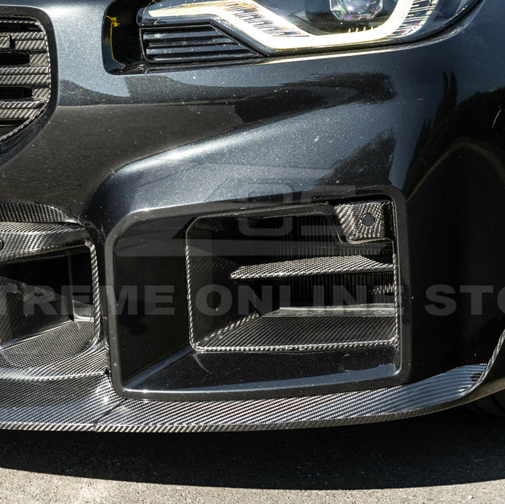 2023-Up BMW G87 M2 Factory Style DRY Carbon Fiber Front Side Duct Vents