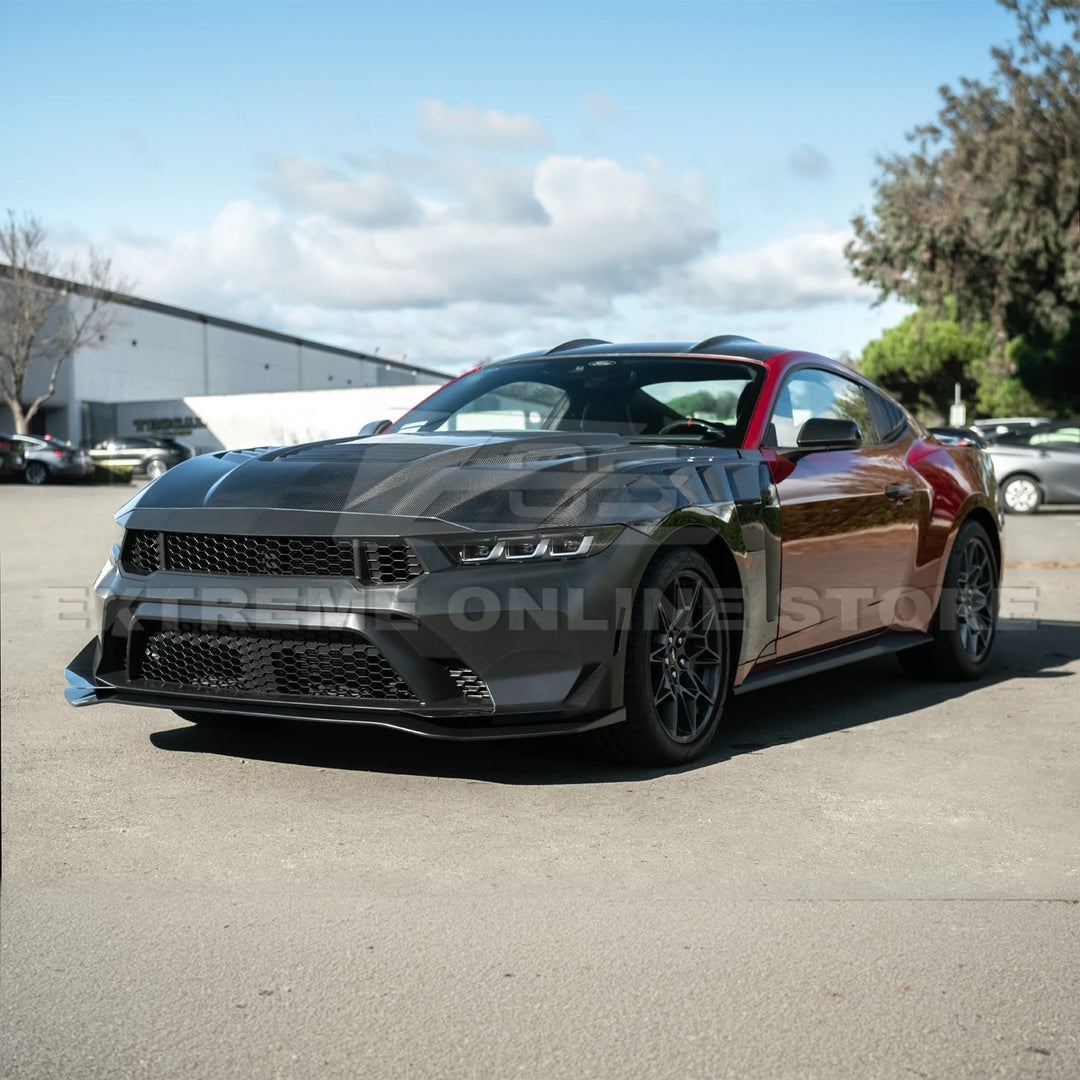 2015-Up Ford Mustang S650 Coupe Dry CARBON FIBER Tape-On Top Roof Panel Cover