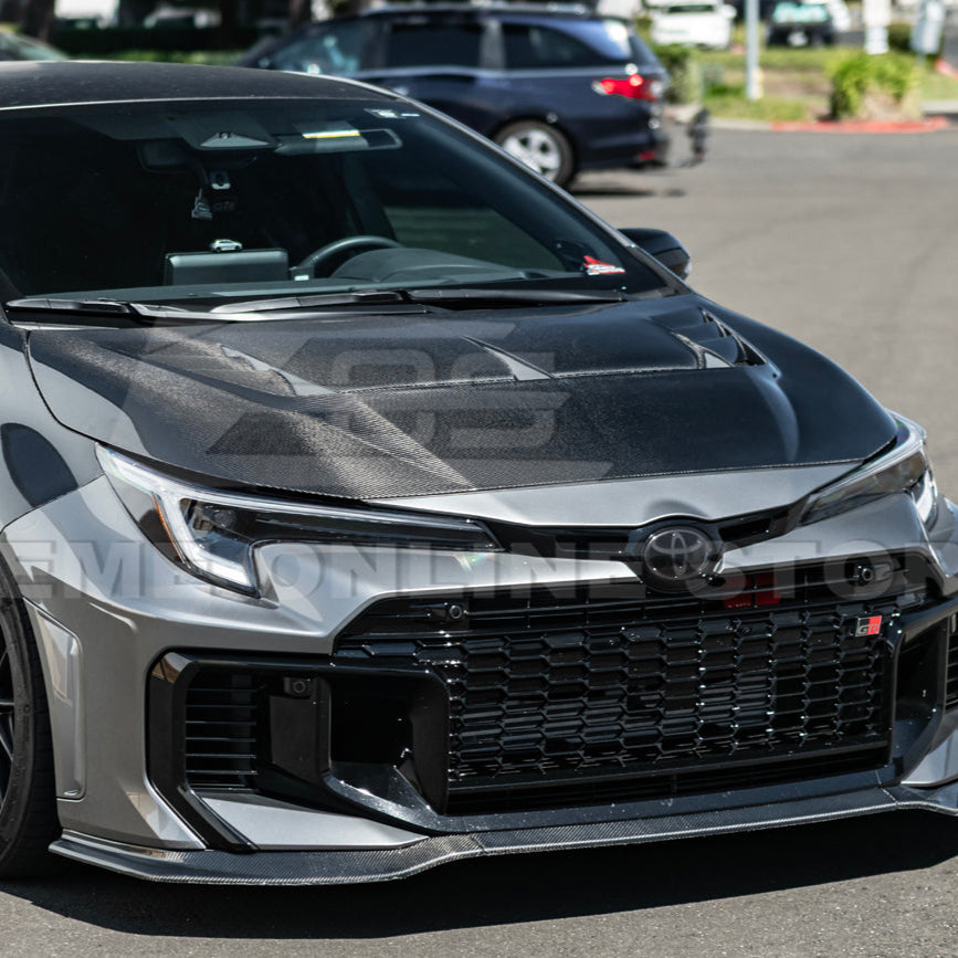 2023-Up Toyota GR Corolla VRS Style Front Vented Bumper Hood