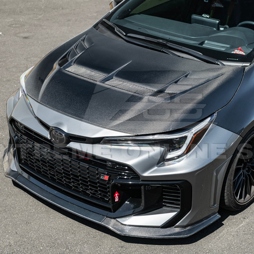 2023-Up Toyota GR Corolla VRS Style Front Vented Bumper Hood