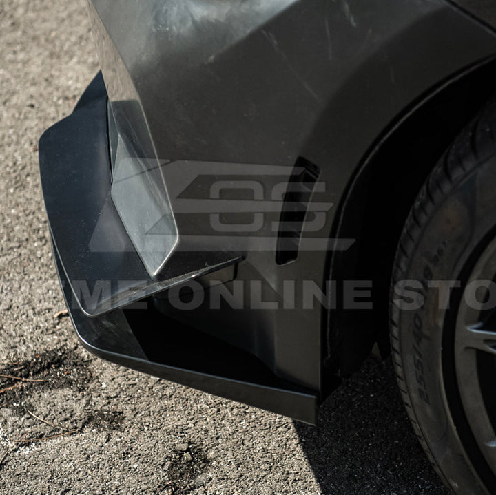 2024-Up Mustang GTD Style Full Conversion Primed Front Bumper Cover Grille Lip