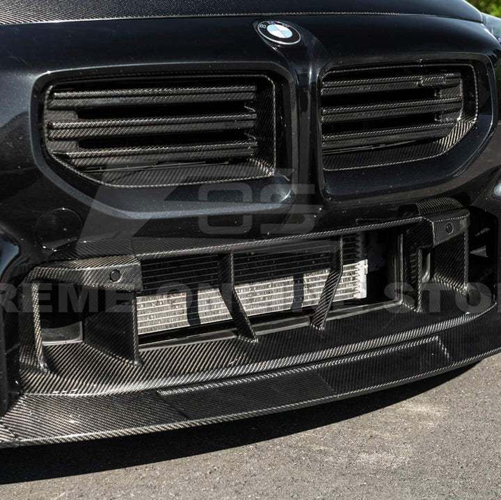2023-Up BMW G87 M2 | TR Style 3PCS Dry Carbon Fiber Front Bumper Splitter Lip