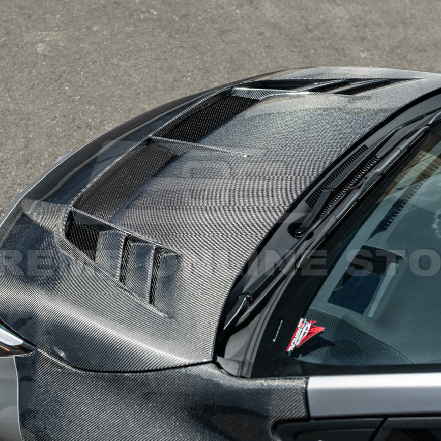 2023-Up Toyota GR Corolla VRS Style Front Vented Bumper Hood