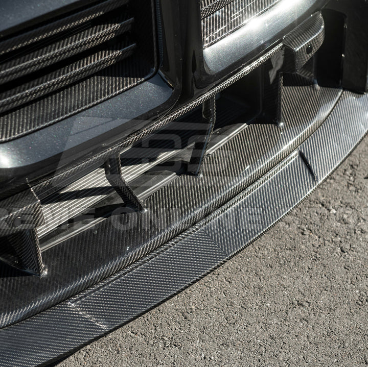 2023-Up BMW G87 M2 | TR Style 3PCS Dry Carbon Fiber Front Bumper Splitter Lip