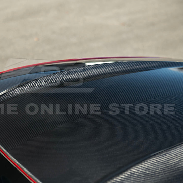 2015-Up Ford Mustang S650 Coupe Dry CARBON FIBER Tape-On Top Roof Panel Cover