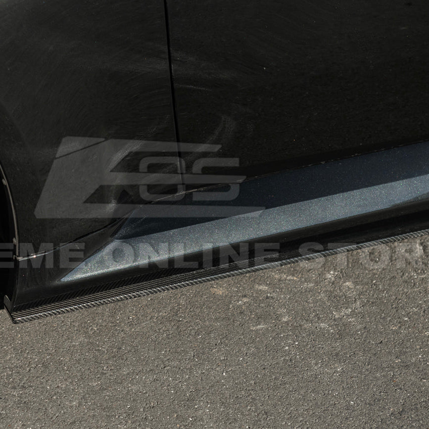 2023-Up BMW G87 M2 | TR Style Dry CARBON FIBER Side Skirts Rocker Panel Extension