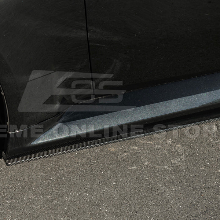 2023-Up BMW G87 M2 | TR Style Dry CARBON FIBER Side Skirts Rocker Panel Extension