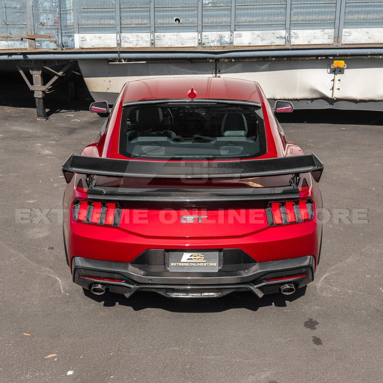 2024-Up Mustang | GT500 Rear High Wing Spoiler