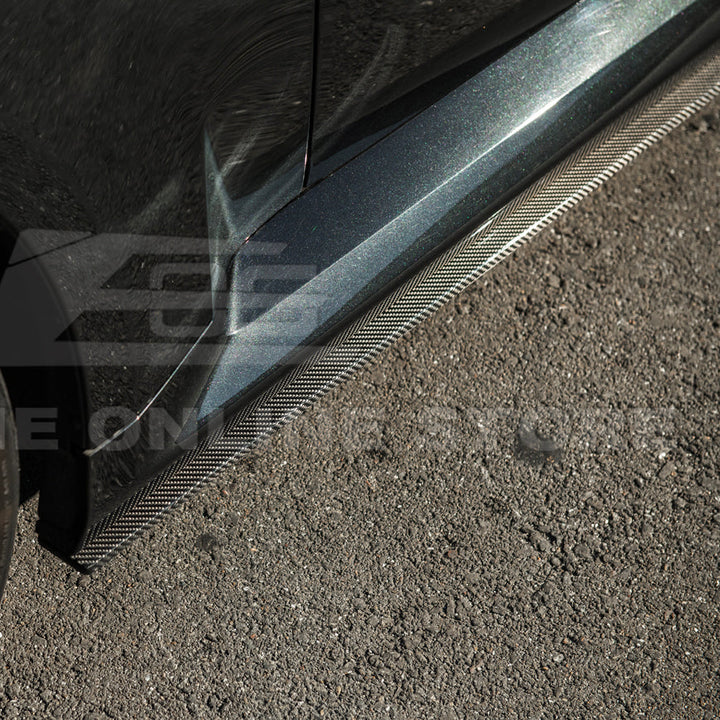 2023-Up BMW G87 M2 | TR Style Dry CARBON FIBER Side Skirts Rocker Panel Extension