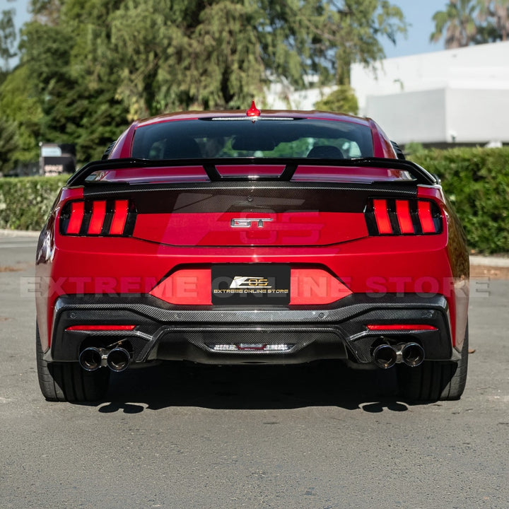 2024-Up Ford Mustang DarkHorse Style GLOSSY BLACK Rear Trunk Lid Wing Spoiler