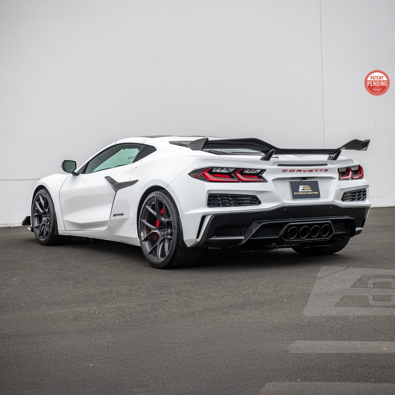 Chevrolet Corvette C8 Z06 Rear High Wing