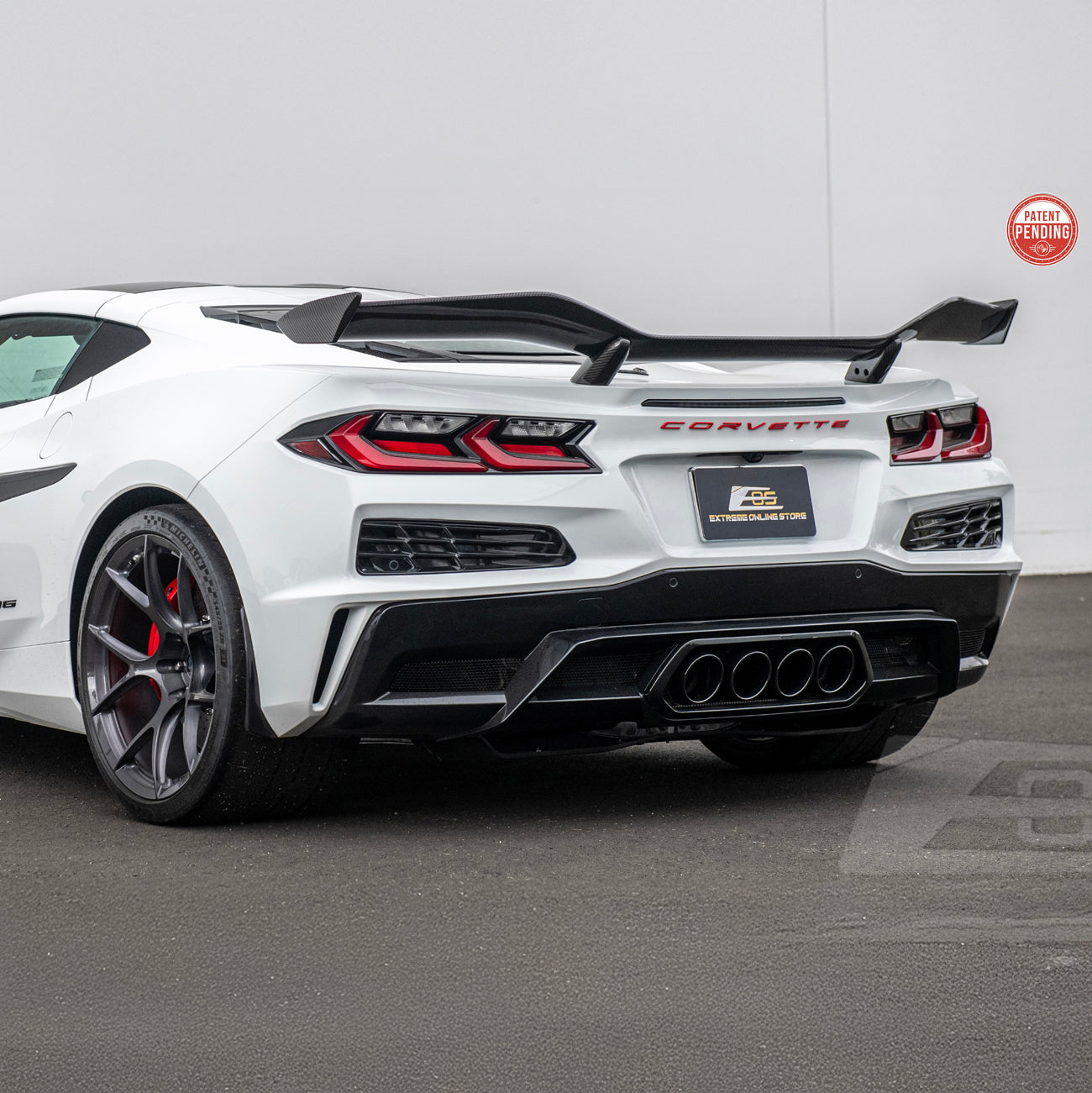 Z06 Rear Chevrolet Corvette C8 Z06 DRY CARBON FIBER Rear High Wing – Extreme ...