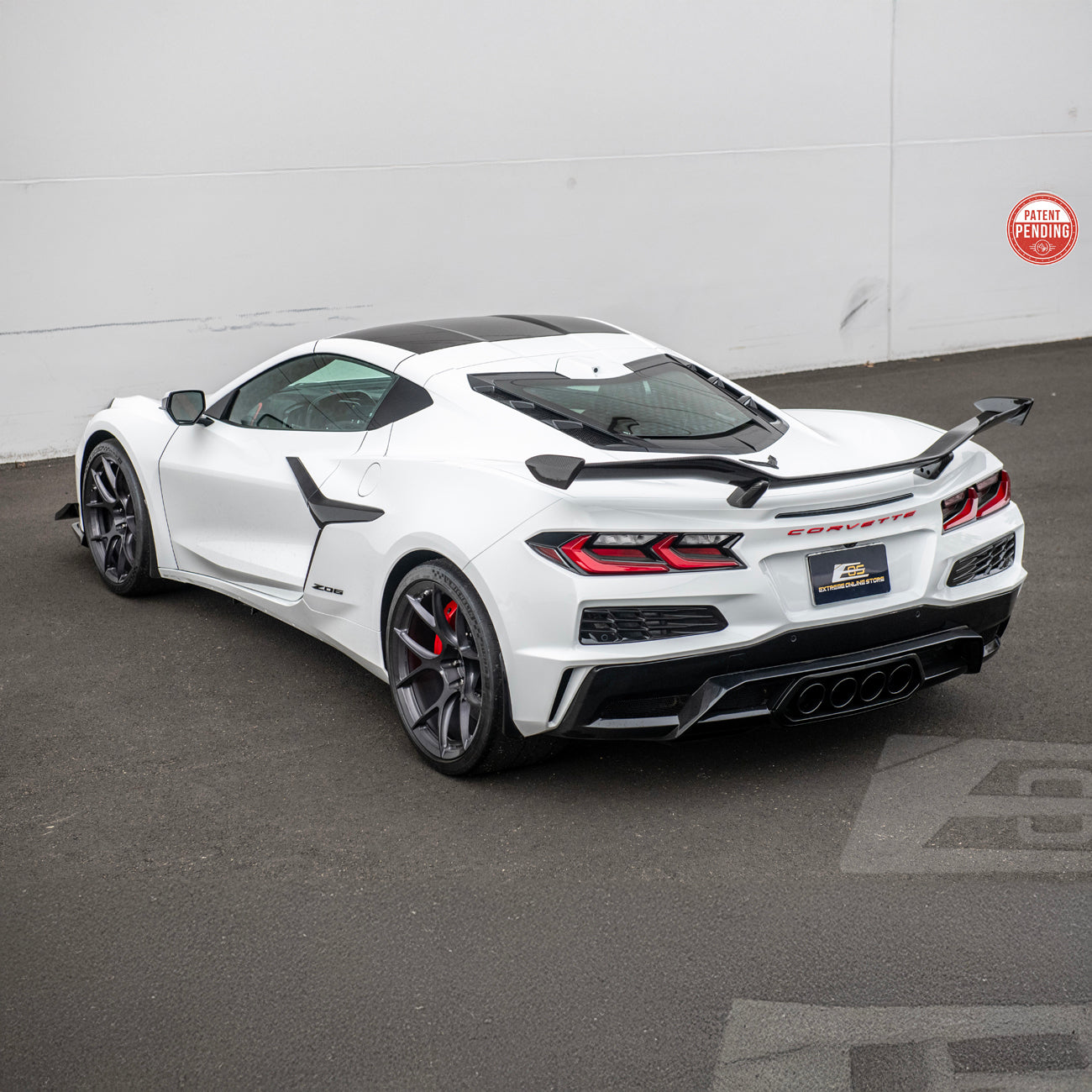 Chevrolet Corvette C8 Z06 Rear High Wing