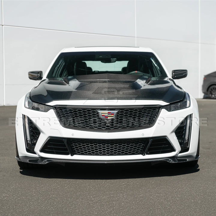2022-24 Cadillac CT5-V Blackwing Dry Carbon Fiber Front Upper &amp; Lower Grille Trim