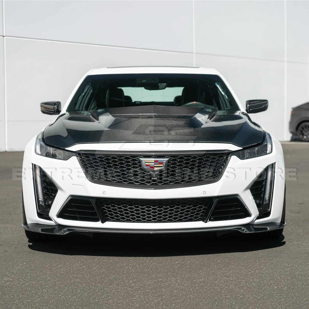 2022-24 Cadillac CT5-V Blackwing Dry Carbon Fiber Front Upper &amp; Lower Grille Trim
