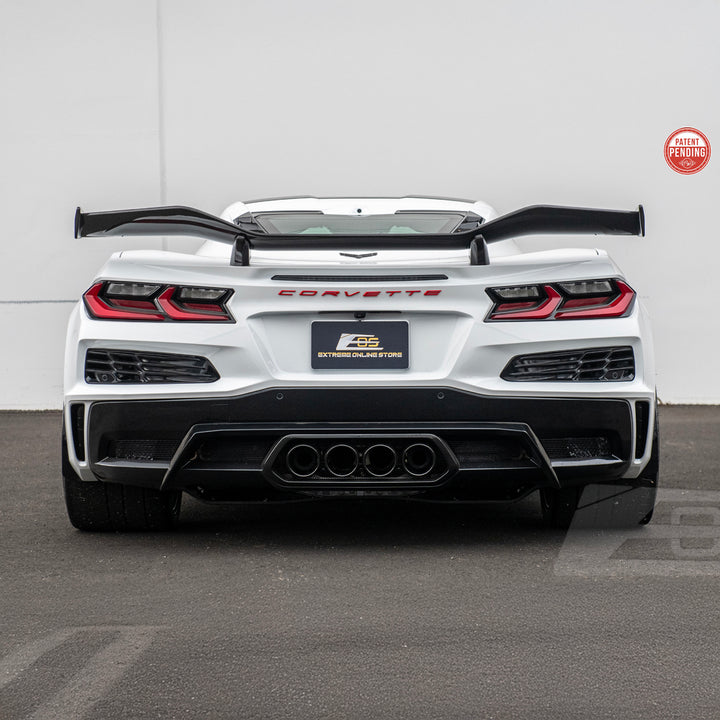 Chevrolet Corvette C8 Z06 DRY CARBON FIBER Rear High Wing