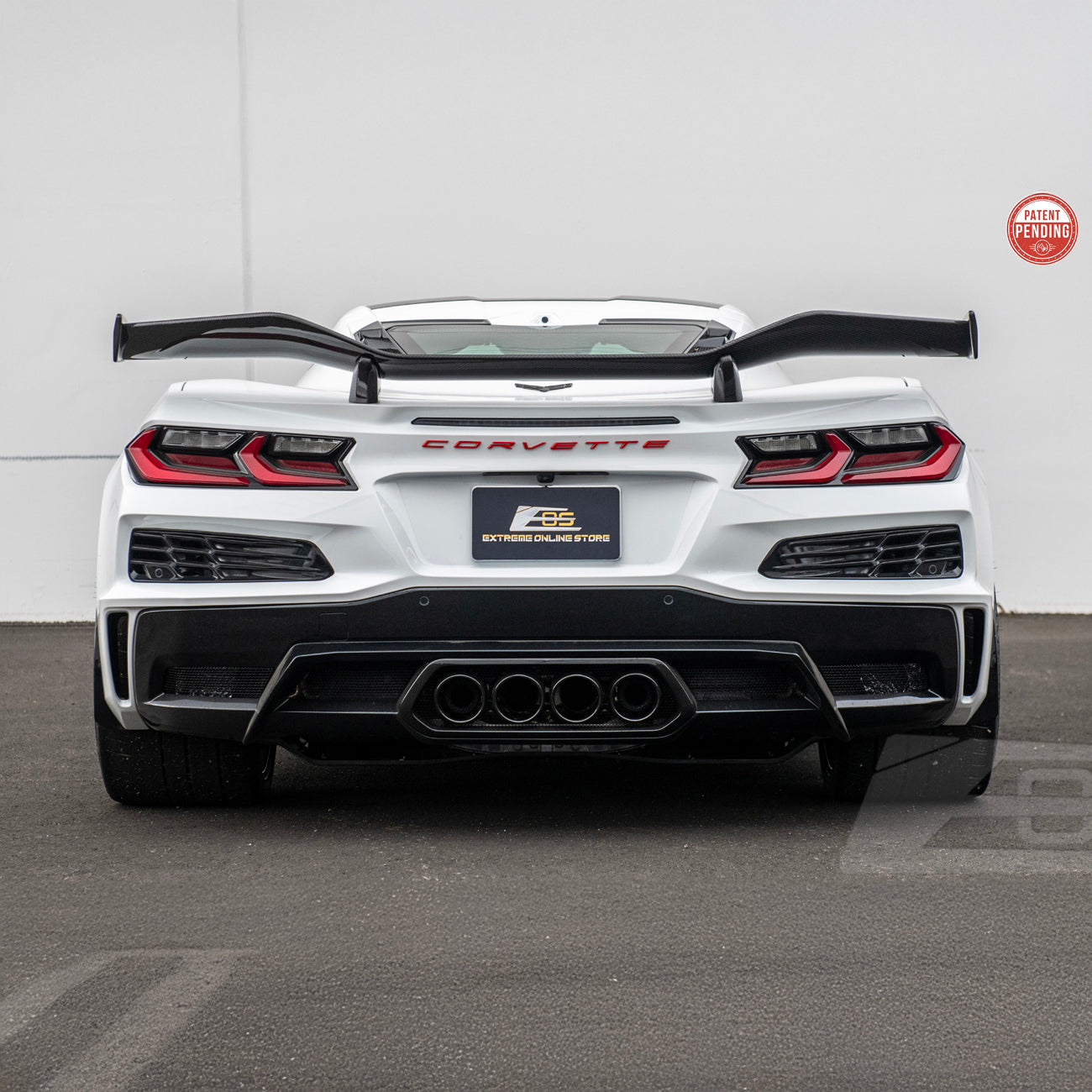 Z06 Rear Chevrolet Corvette C8 Z06 DRY CARBON FIBER Rear High Wing – Extreme ...