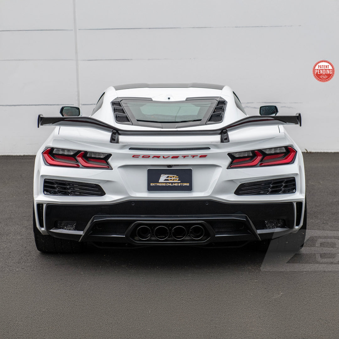 Chevrolet Corvette C8 Z06 DRY CARBON FIBER Rear High Wing