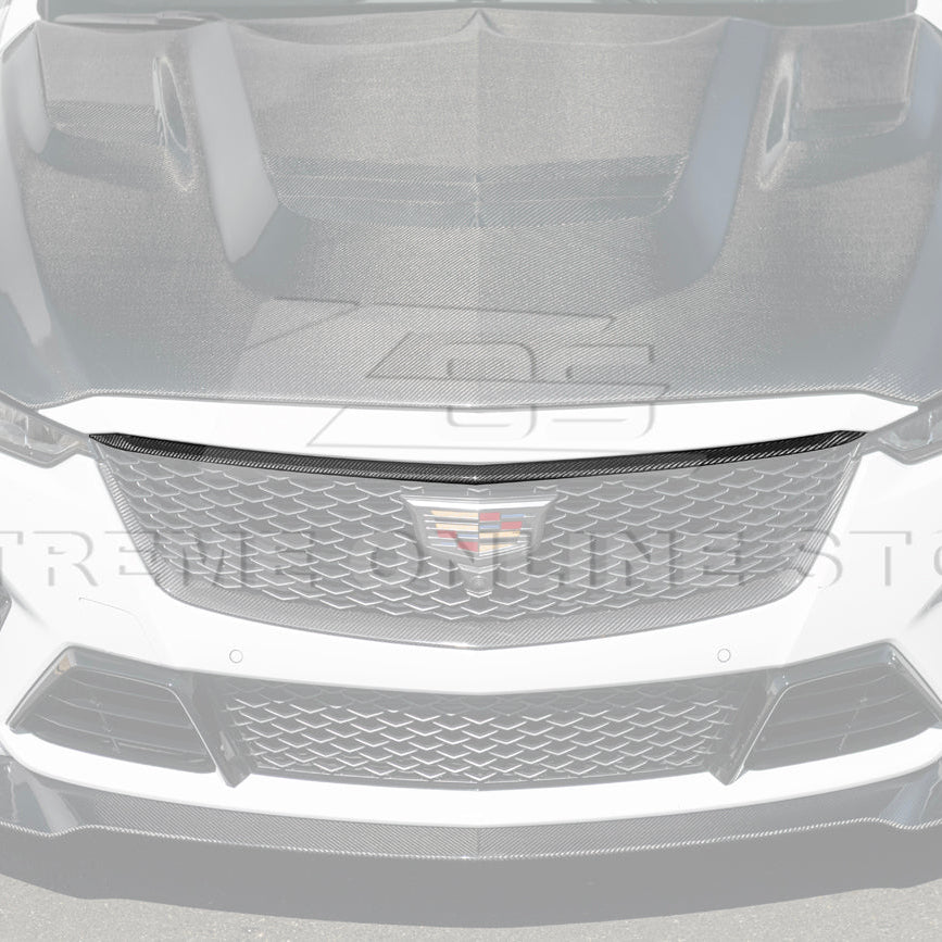 2022-24 Cadillac CT5-V Blackwing Dry Carbon Fiber Front Upper &amp; Lower Grille Trim