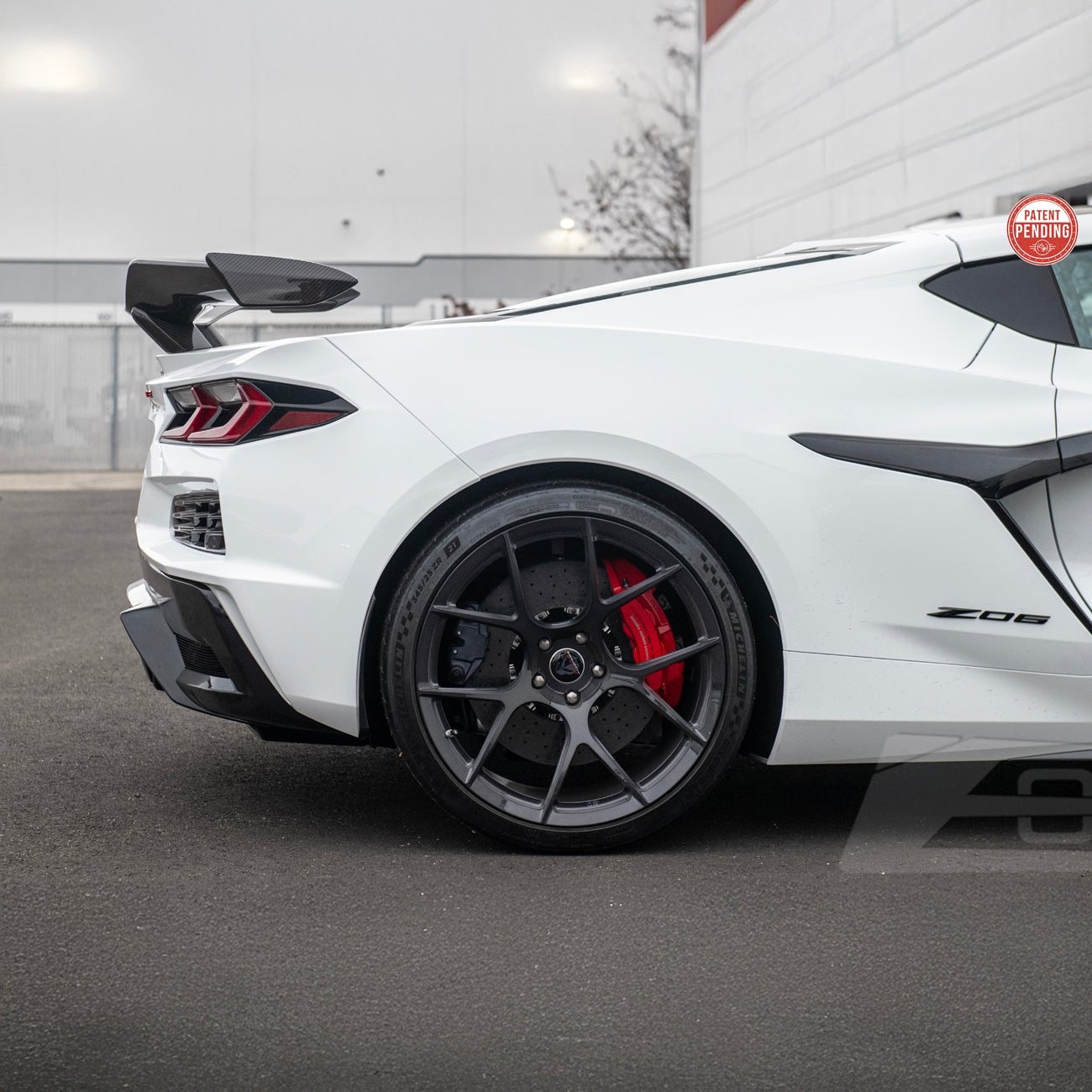 Chevrolet Corvette C8 Z06 Rear High Wing