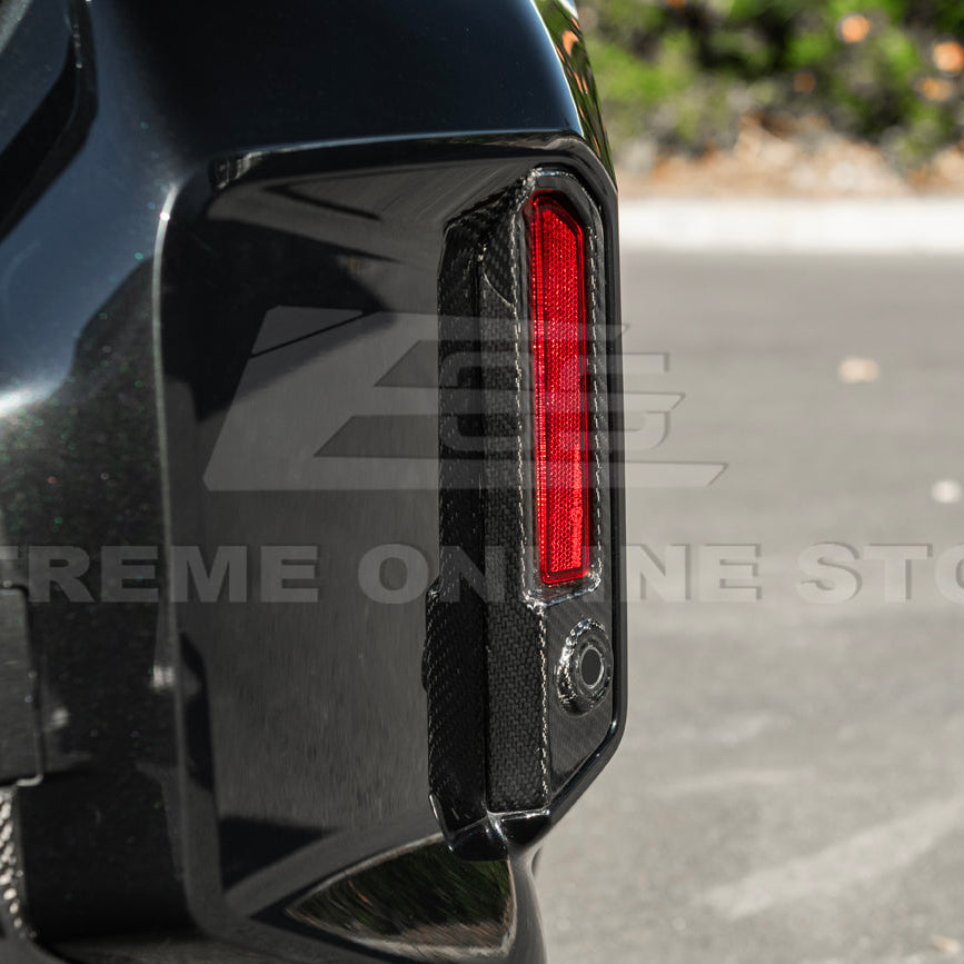 2023-Up BMW G87 M2 | Factory CARBON FIBER Replacement Rear Bumper Reflector