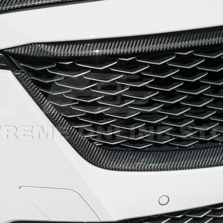 2022-24 Cadillac CT5-V Blackwing Dry Carbon Fiber Front Upper &amp; Lower Grille Trim
