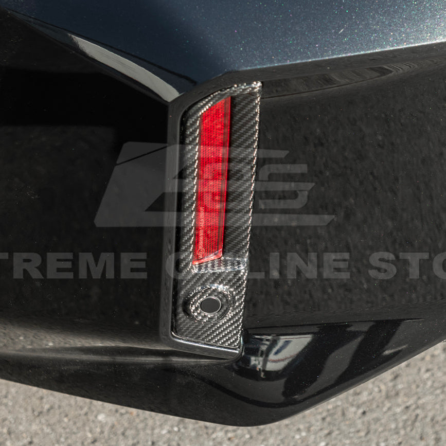 2023-Up BMW G87 M2 | Factory CARBON FIBER Replacement Rear Bumper Reflector