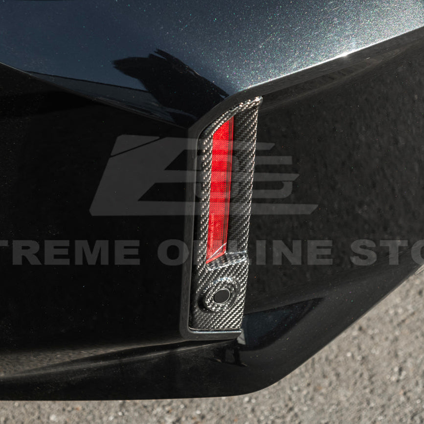 2023-Up BMW G87 M2 | Factory CARBON FIBER Replacement Rear Bumper Reflector