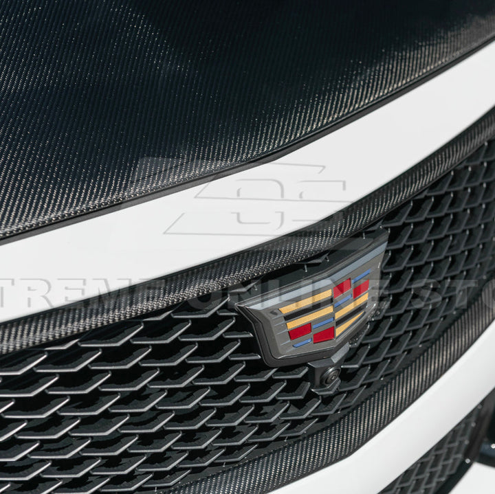 2022-24 Cadillac CT5-V Blackwing Dry Carbon Fiber Front Upper &amp; Lower Grille Trim