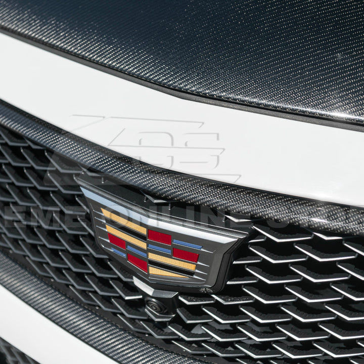2022-24 Cadillac CT5-V Blackwing Dry Carbon Fiber Front Upper &amp; Lower Grille Trim