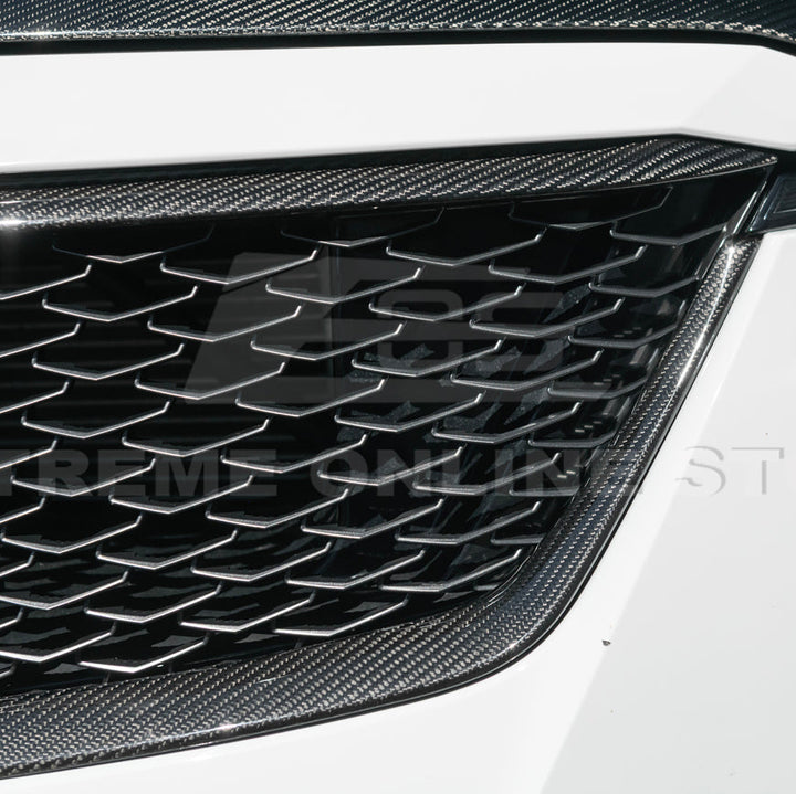 2022-24 Cadillac CT5-V Blackwing Dry Carbon Fiber Front Upper &amp; Lower Grille Trim