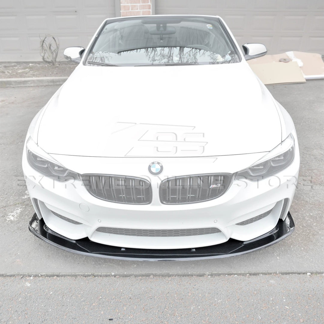 2015-20 BMW F82 M4 Carbon Fiber Front Splitter &amp; Side Skirts
